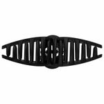 Краб для волос 11 см, soft-touch, чёрный, MONTE VITA, 457006