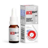 Капли назальные "АСДвит-2Ф 3%", капли для носа. Антисептический биостимулятор, 10 мл., VITAUCT