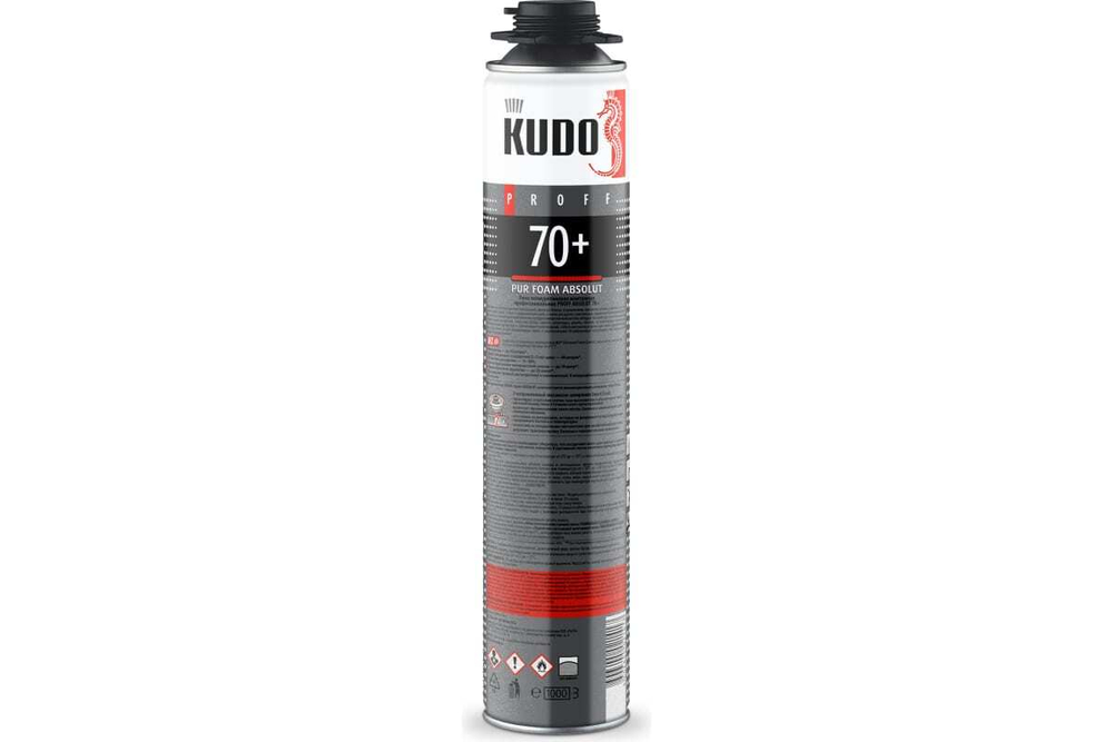 Пена монтажная Kudo Proff 70+ под пистолет (1000мл)