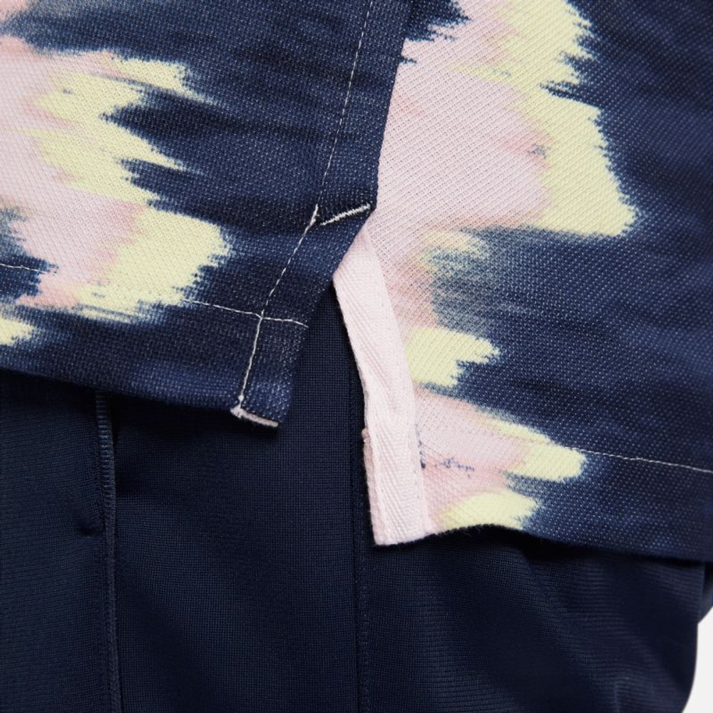 Мужское теннисное поло Nike Print Slim-Fit Polo - разноцветный