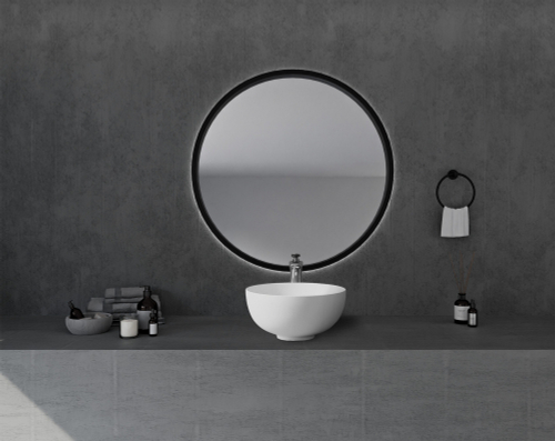 Раковина накладная ABBER Stein AS2617 белая матовая