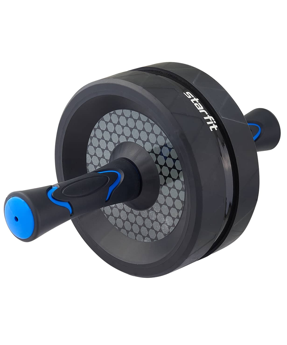 Ролик для пресса STARFIT RL-106, широкий, черный/темно-синий