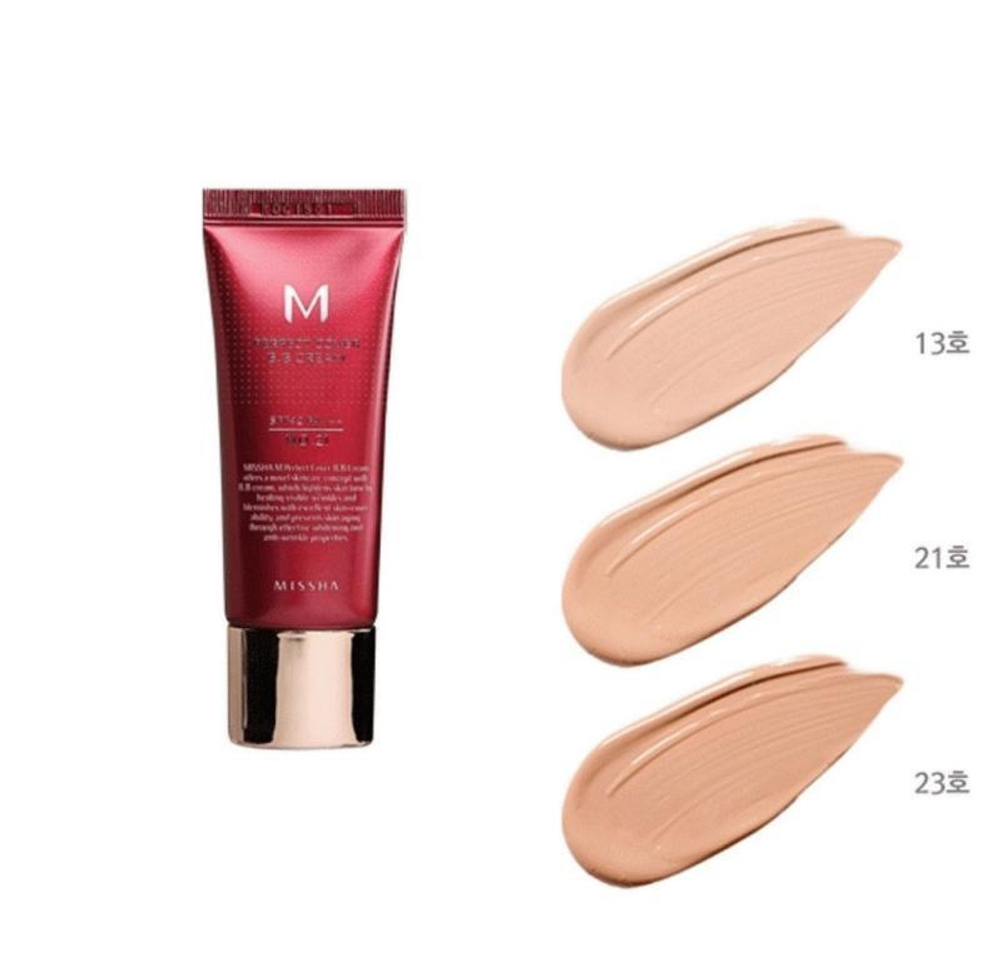 Missha M Perfect Cover BB Cream SPF42/PA+++ тональный крем с прекрасной кроющей способностью тон № 23 натуральный беж