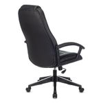 Кресло игровое ZOMBIE 8/8N/BLACK, PL, экокожа черный, топ-ган (до 180кг)