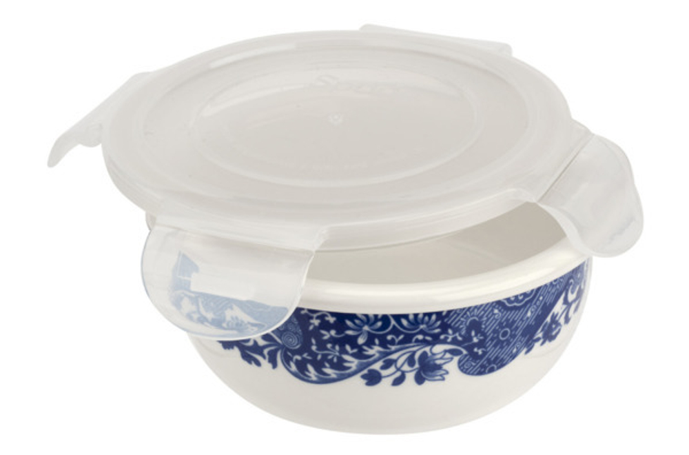 Контейнер круглый с герметичной крышкой 13х6см Spode Голубая Италия