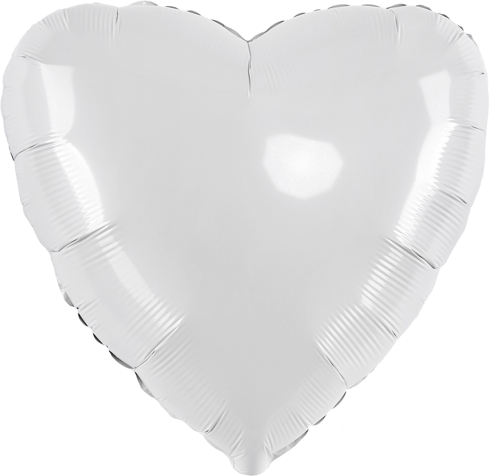 Сердце белый Fm 32"