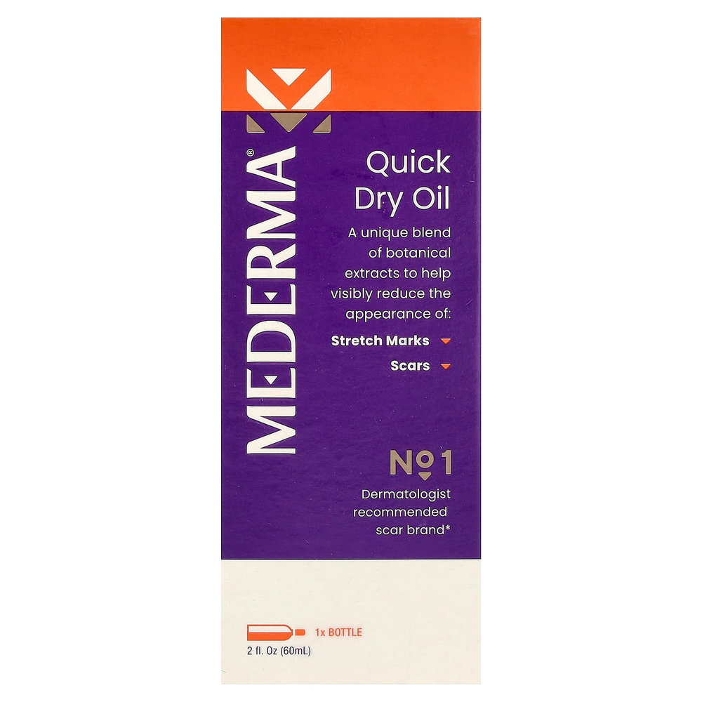 Mederma, быстросохнущее масло, 60 мл (2 жидк. унции)