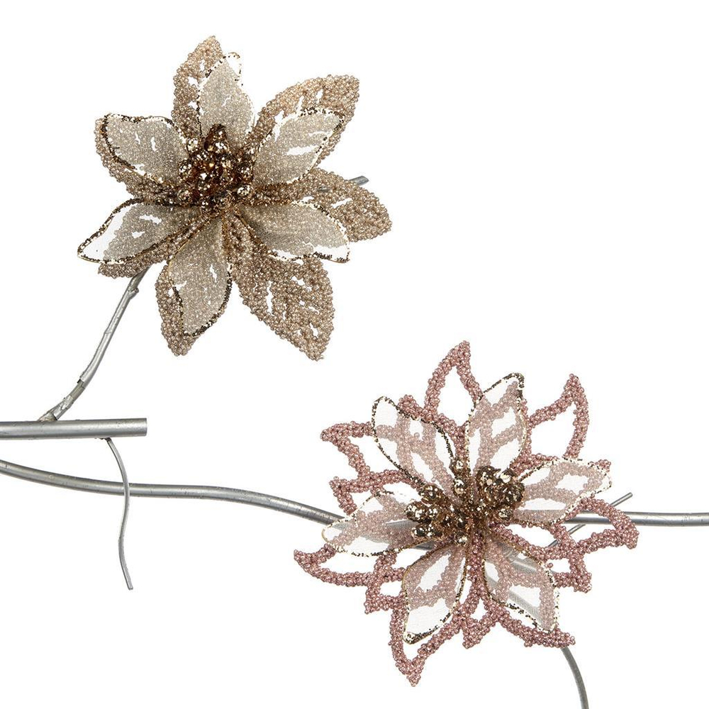 Цветок на клипсе 14см Goodwiil Open Points On Clip