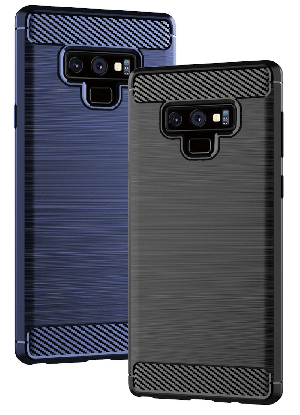 Чехол для Samsung Galaxy Note 9 цвет Blue (синий), серия Carbon от Caseport