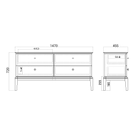 Комод CRYSTAL CR004