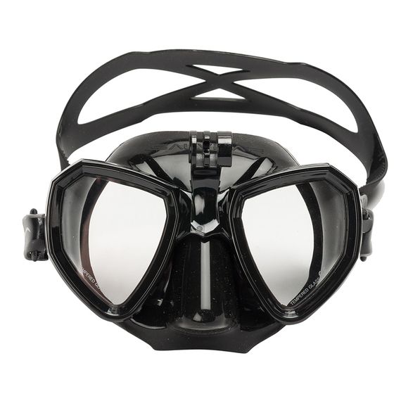 Маска Salvimar Trinity Антифог с креплением для камеры черный