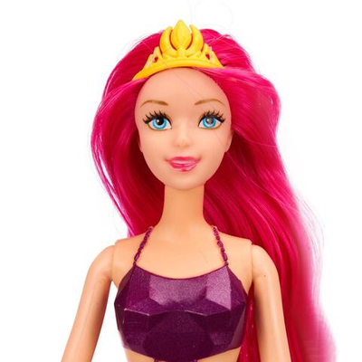 Кукла тип модель София 29см. пластиковый хвост, свет, аксесс, коробка BLD151-KB-RU (Карапуз)