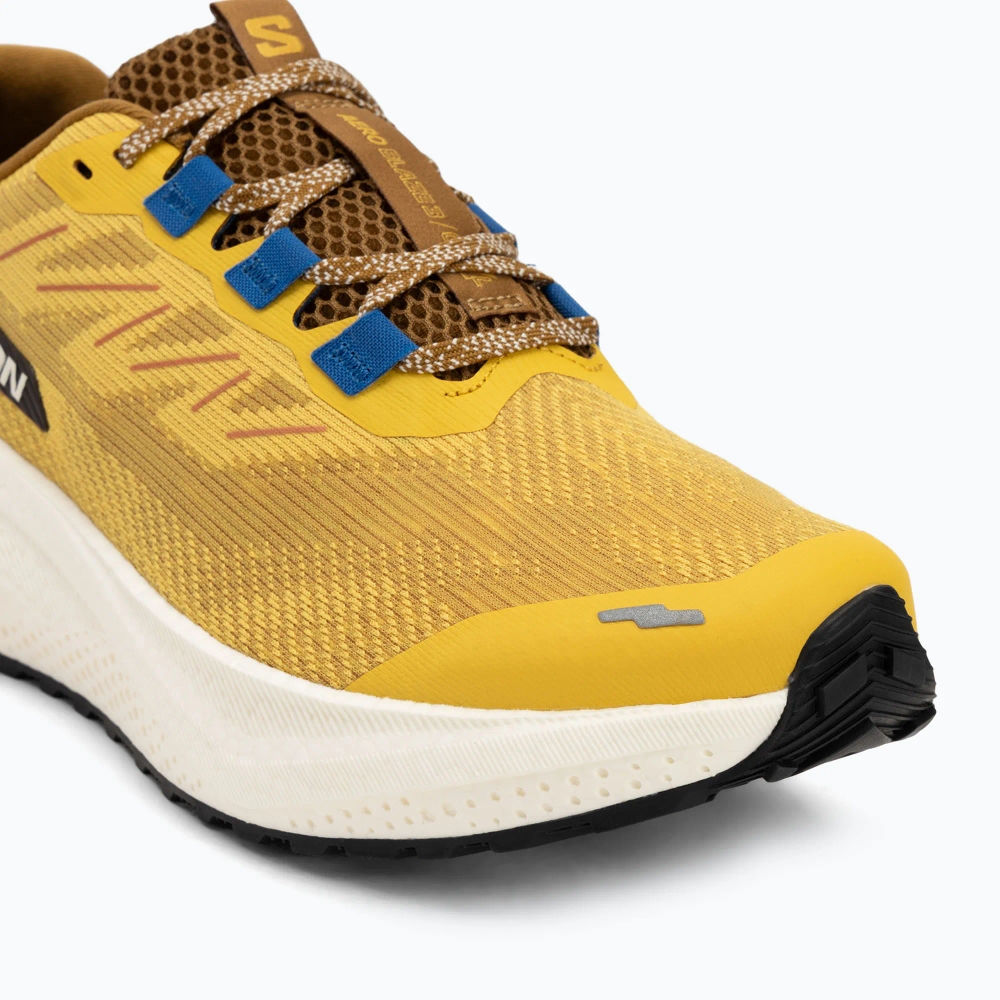 Кроссовки для бега Salomon Aero Blaze 3 GRVL spicy mustard/vanilla ice/nautical blue