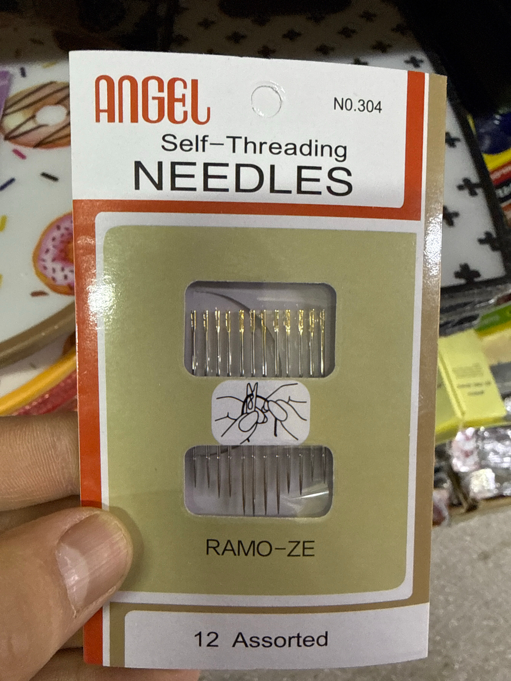 набор иголок для слепых 304