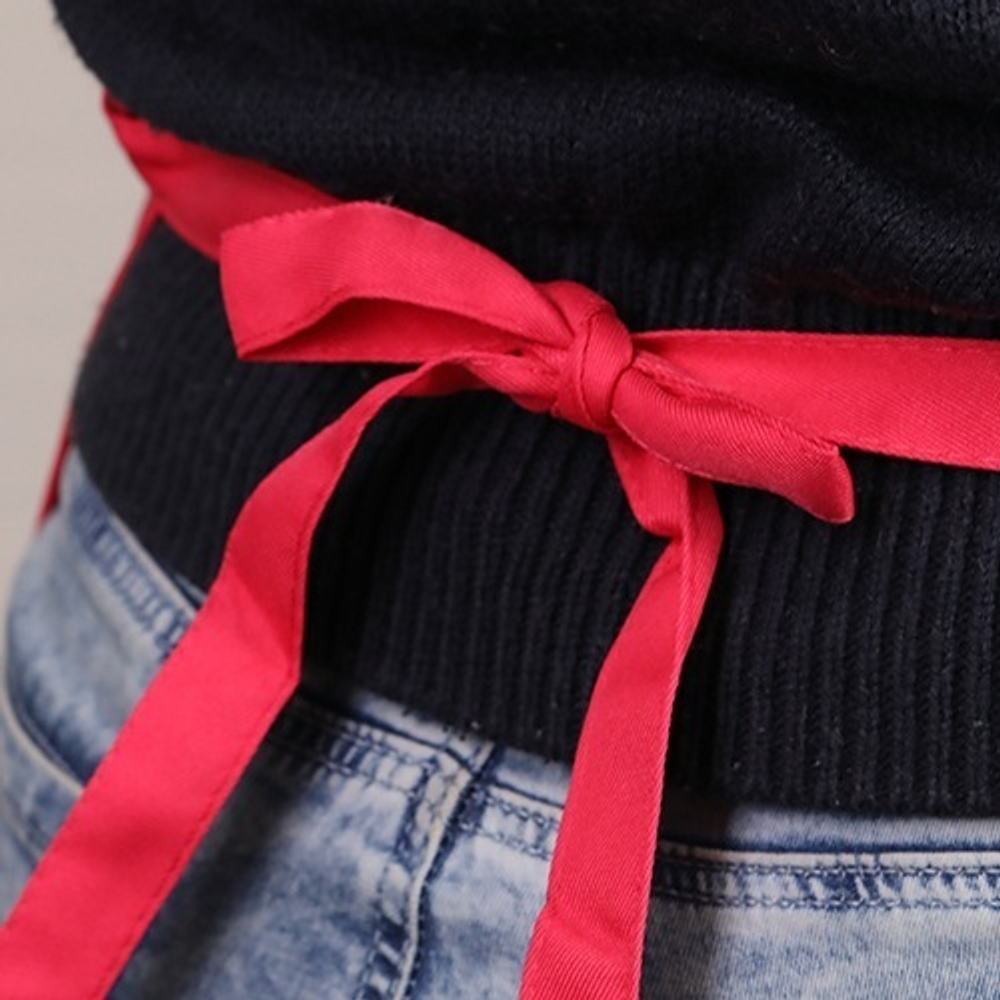 Bloom Фартук мастера с логотипом, розовый.