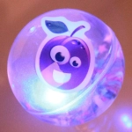 Мяч 6,5 см «Фрукты» (попрыгун с водой и подсветкой) СТИКЕР НА ВЛОЖЕНИЕ