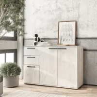 Комод Стандарт №3 NEW Дуб крафт белый