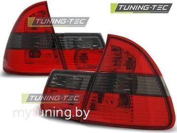 Задние фонари Bmw 3 E46 red smoke