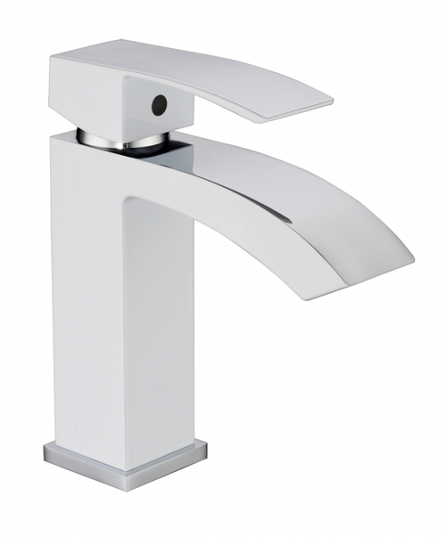 Cмеситель для раковины Grocenberg GB2007 Белый хром