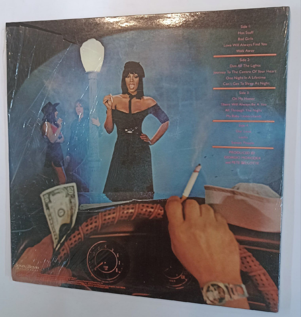 Винтажная виниловая пластинка Donna Summer Bad Girls (USA 1979 Shrink)