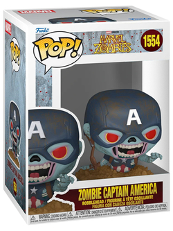 Фигурка Funko POP! Bobble Marvel Zombies Zombie Captain America (1554) 86650