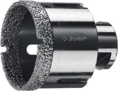 ЗУБР АВК, d 50 мм, (М14, 15 мм кромка), вакуумная алмазная коронка, Профессионал (29865-50)