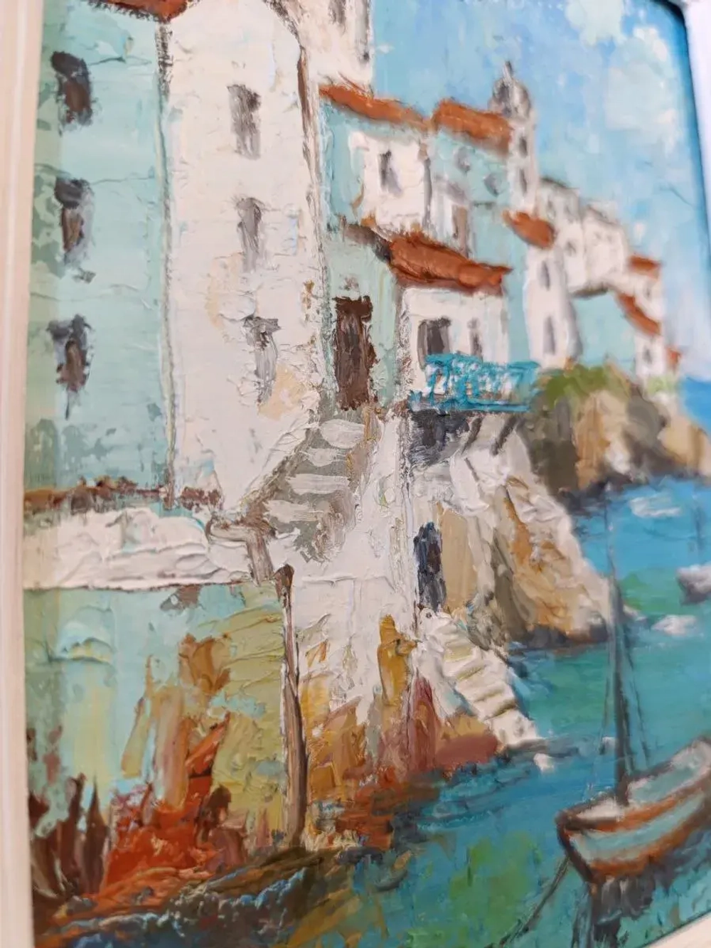 Картина маслом на стену в раме