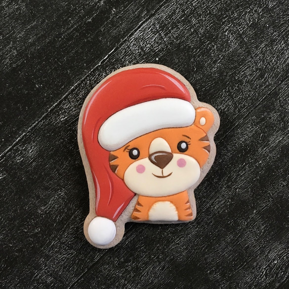 Тигр №2 в шапочке