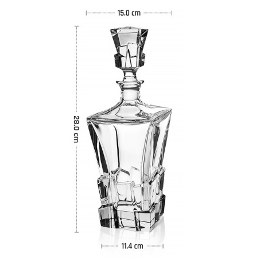 Штоф 0,82 л. h=285 мм. хр. стекло Призма MGline