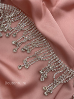 Бахрома стразы градация 5-5,5 см