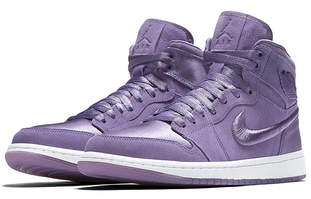 Кроссовки Jordan Air Jordan 1 Retro High Season Of Her Purple Earth (Женская размерная сетка)
