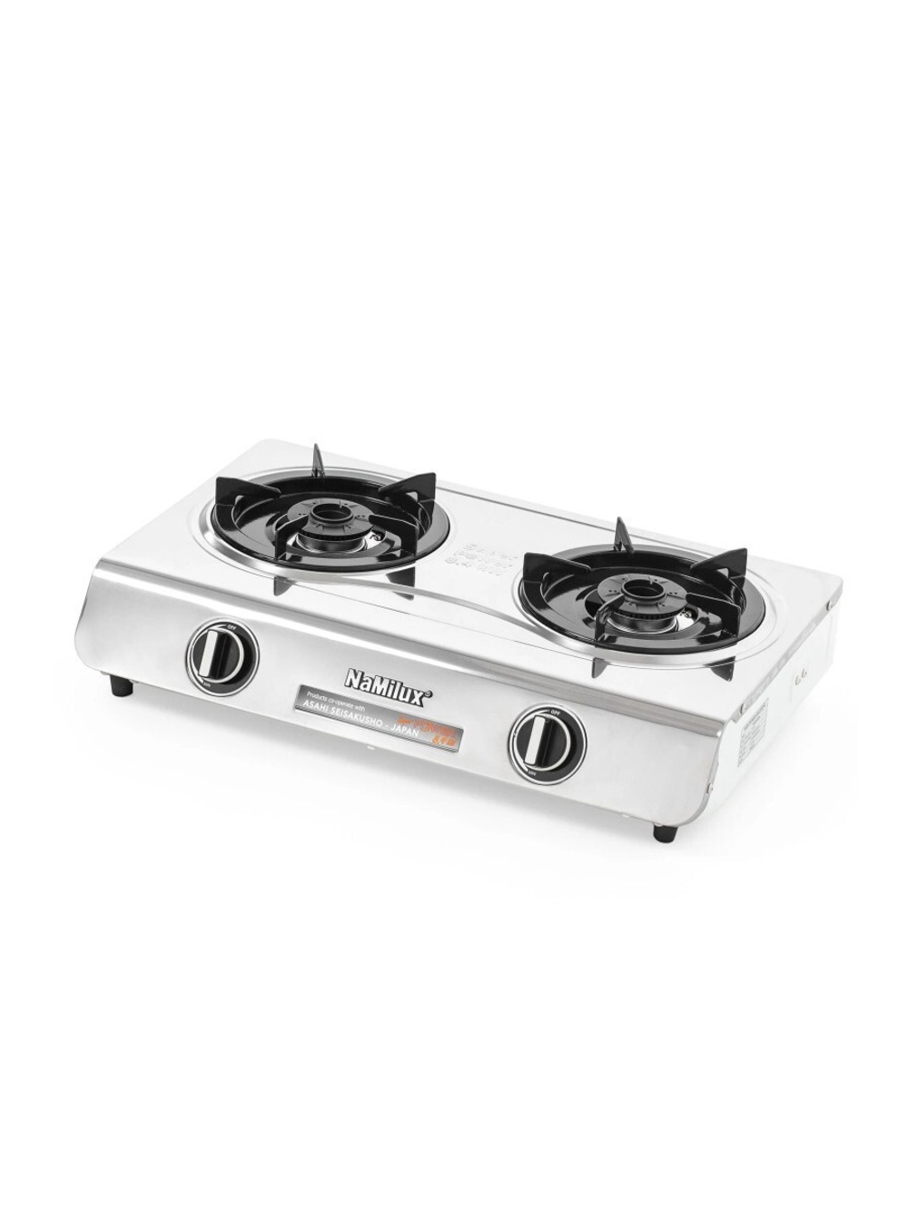 Плита газовая NaMilux NA-DS4136APS 2 конфорки 60 см (под бытовой баллон)