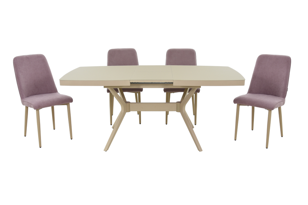 Обеденная группа Аврора Оскар/Дейзи капучино 160 (101913, 102129)