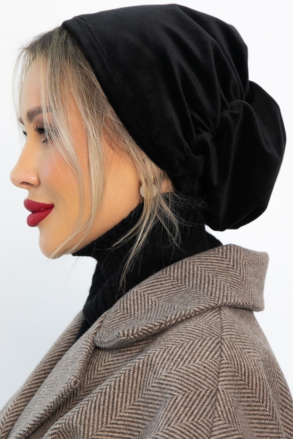 Чалма с резинкой (черная) ЧР10-23М LT Collection