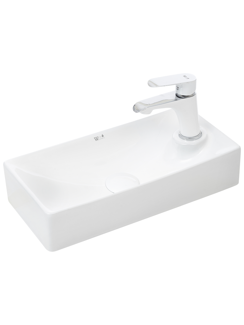 Раковина подвесная WeltWasser WW  AISBACH 5112 445х215х95