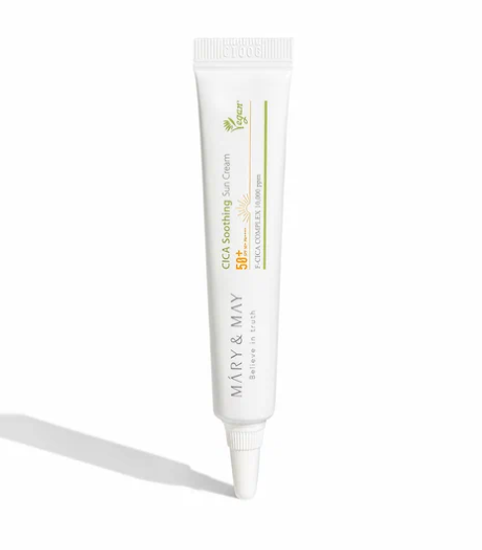 Mary&May Солнцезащитный крем - Cica Soothing Sun Cream SPF50+ PA++++ 12 гр