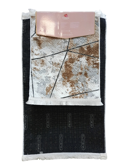 Набор ковриков для ванной и туалета, 60x100/50x60 см, цвет Коричневый