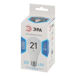 Лампа светодиодная ЭРА STD LED A65-21W-840-E27 E27 / Е27 21Вт груша нейтральный белый свет | Лампы cветодиодные Груша (A)