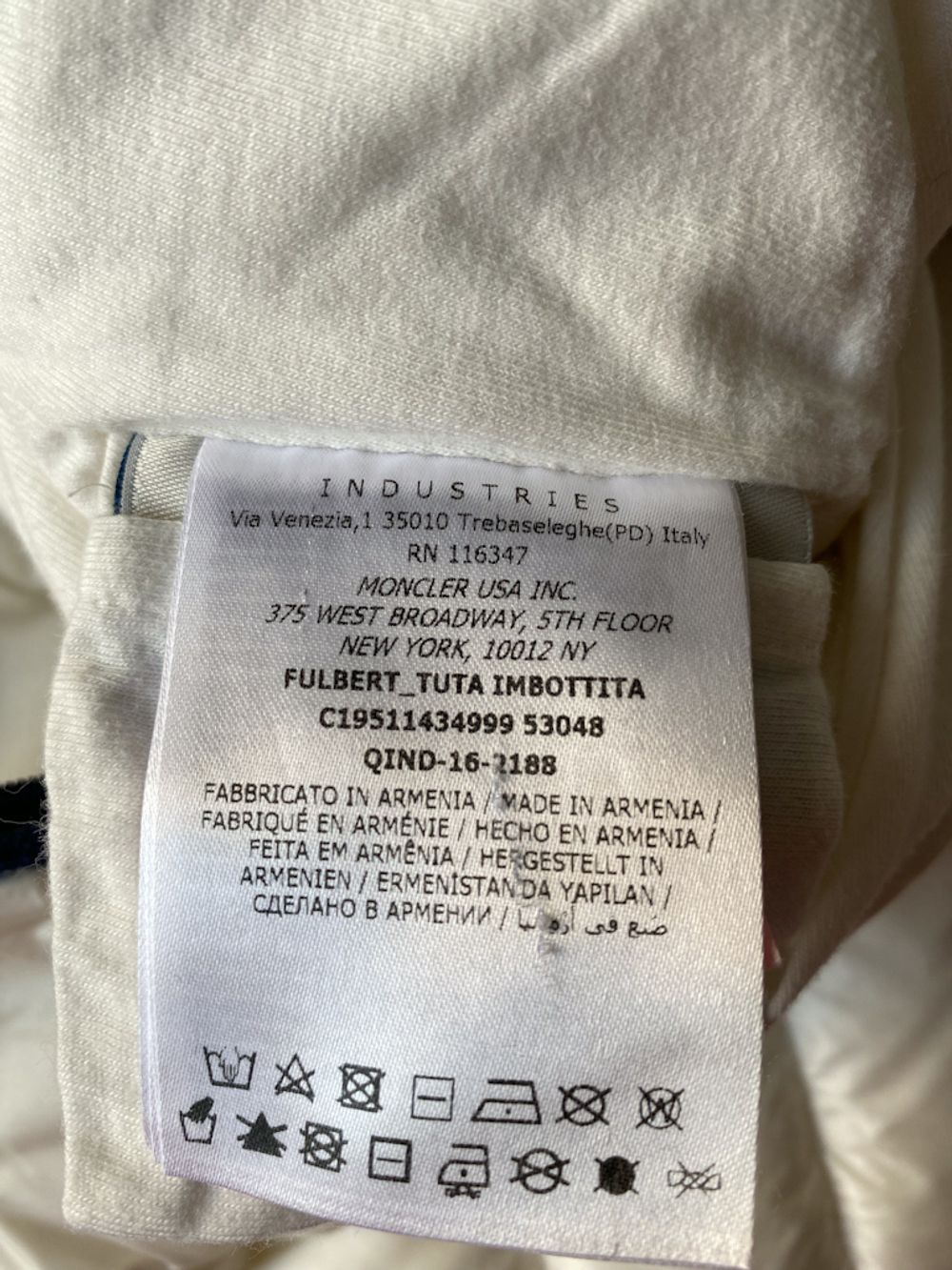 Пуховой комбинезон Moncler, 80