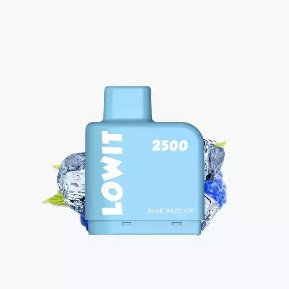 ELFBAR LOWIT 2500 Puffs | Liquid Pod Cartridge - Blue Razz Ice (5% nic)
