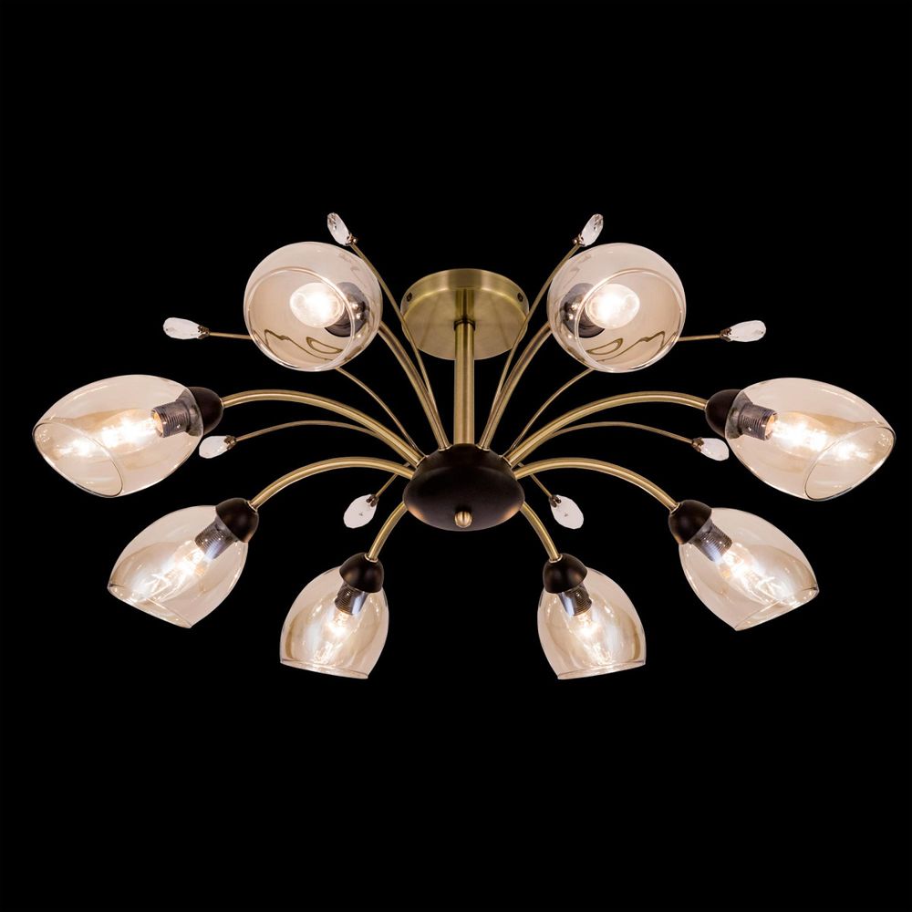 Citilux Комета CL108185 Люстра потолочная Бронза Венге