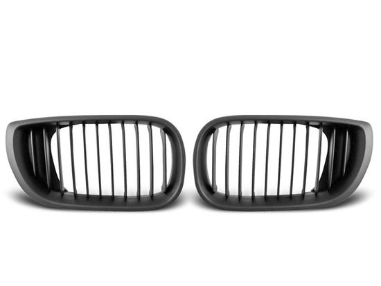 Решетка (ноздри) радиатора BLACK для BMW 3 E46 sedan рест