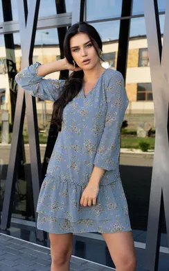 D104 Provena sukienka Blue