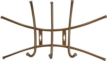 Вешалка настенная на  3 крючка ВНП1 (цвет медный), Ника