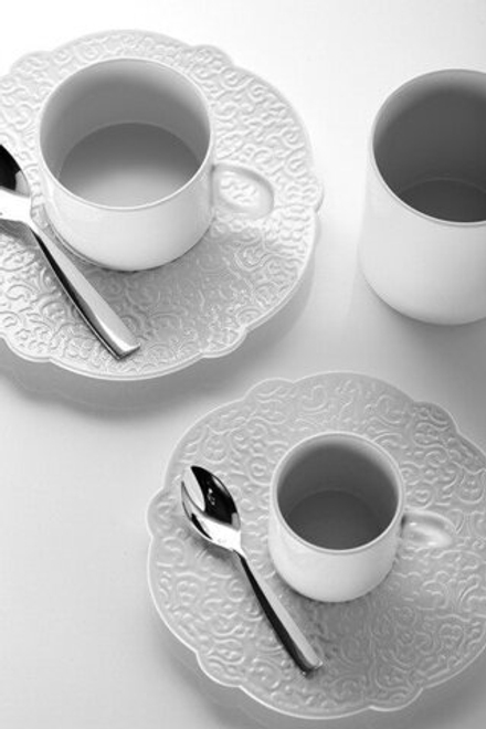 Блюдце для чая Alessi Dressed, фарфор, 18,5 см