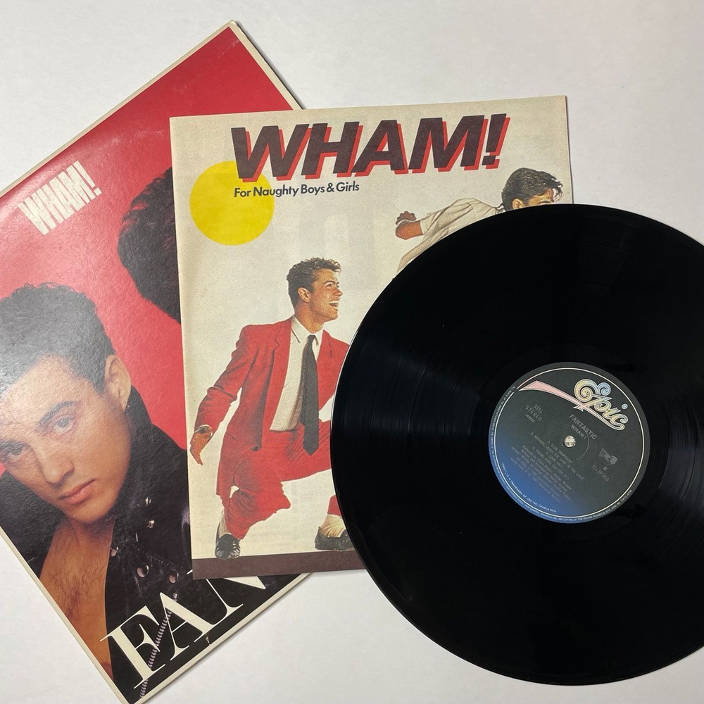 Винтажная виниловая пластинка LP George Michael Wham Fantastic (Japan 1983) (No Obi) Club Tropicana