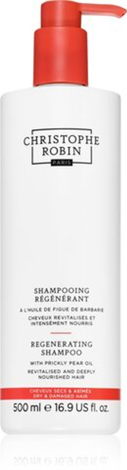 Christophe Robin Regenerating Shampoo with Prickly Pear Oil - регенерирующий шампунь /   500  ml  / GTIN 5056379589665