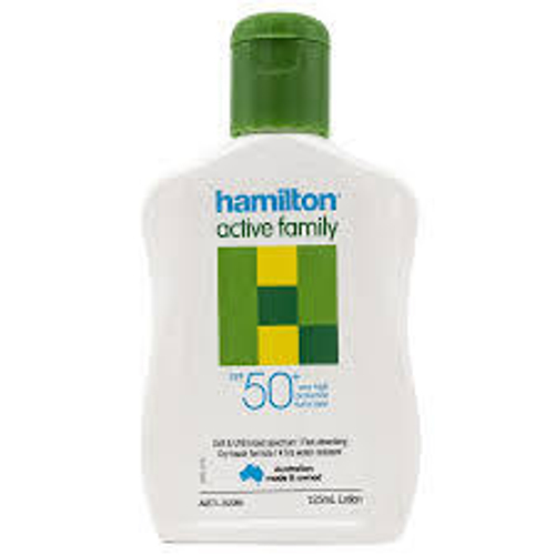 HAMILTON Active Family Sun Lotion SPF50+ Солнцезащитный лосьон 125 мл