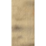 Paradyz Eremite Sand - Ступень простая структурная с насечками 300x600