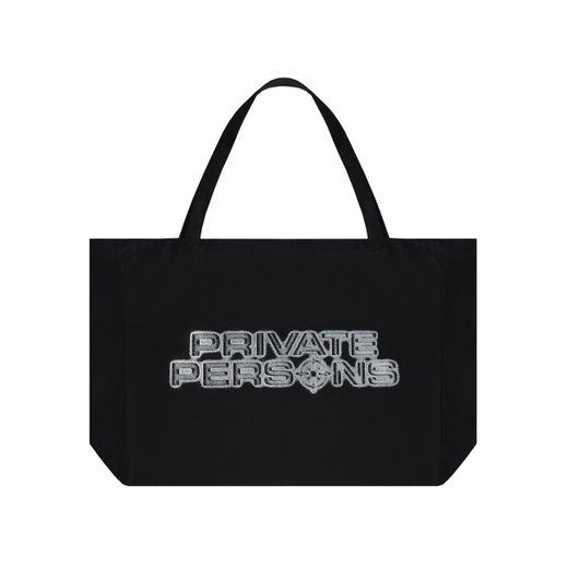 PP "NOISE" LOGO BLACK TOTE